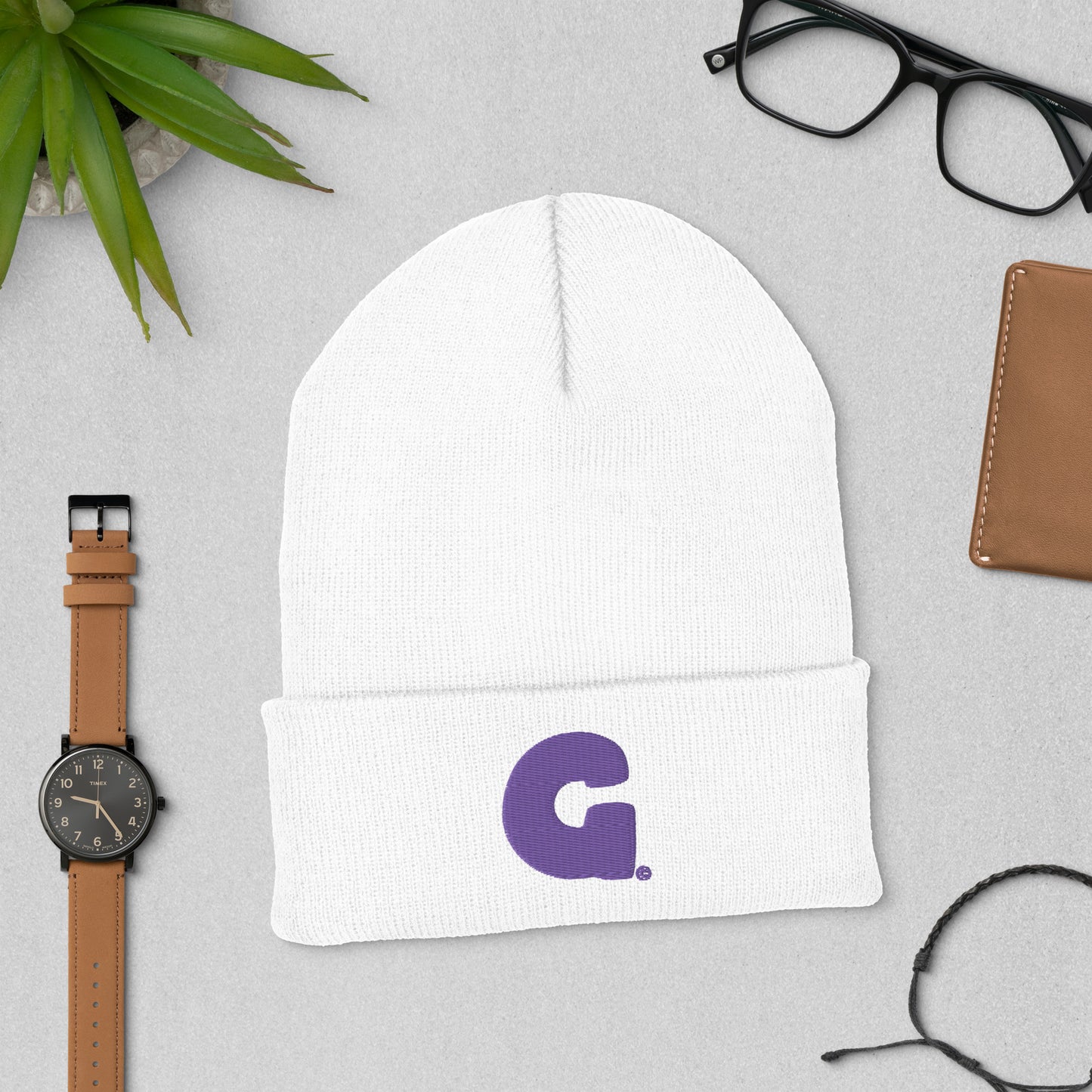 Grapes Logo Cuffed Beanie