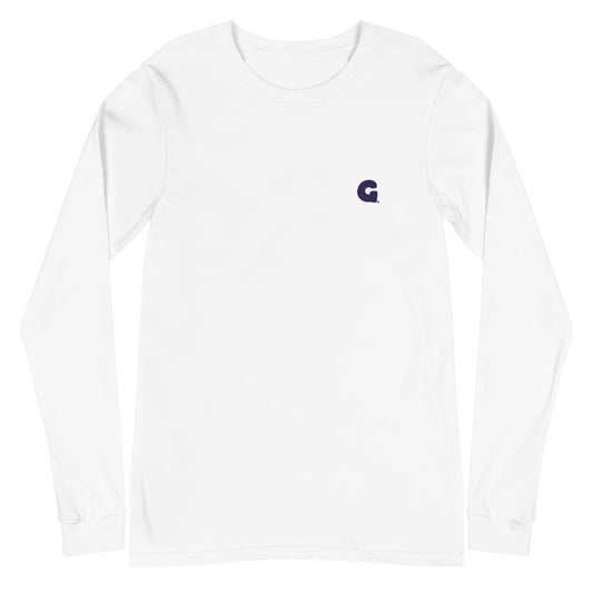 Grapes Purple Reign Long Sleeve Unisex White