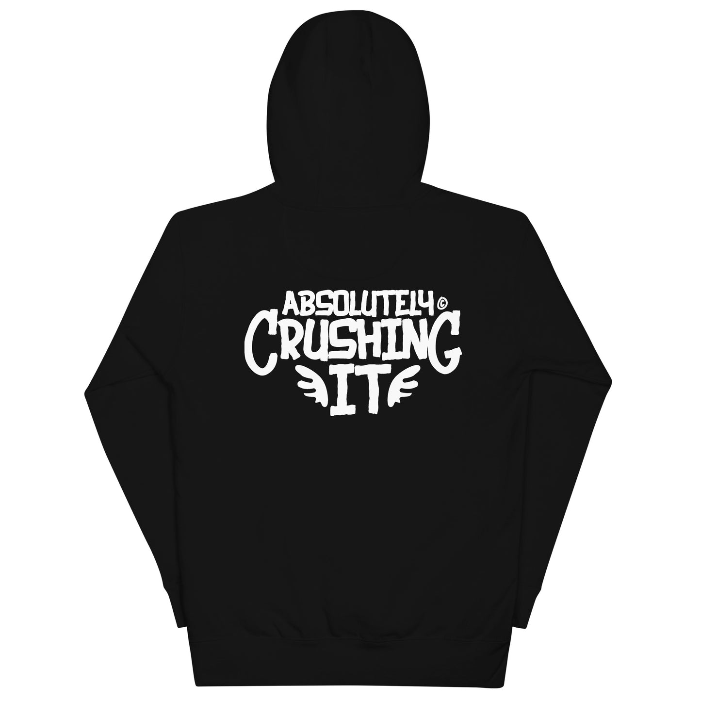 Grapes G Crushing it Unisex Hoodie Black