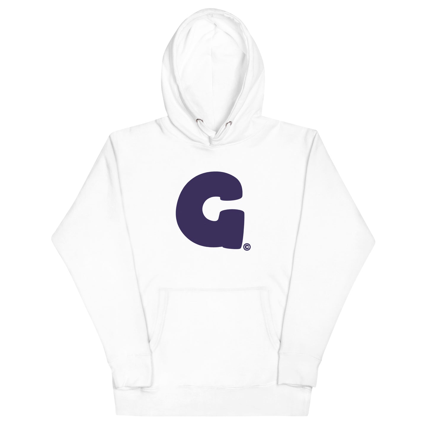 Grapes BIG G Angel unisex Hoodie. White