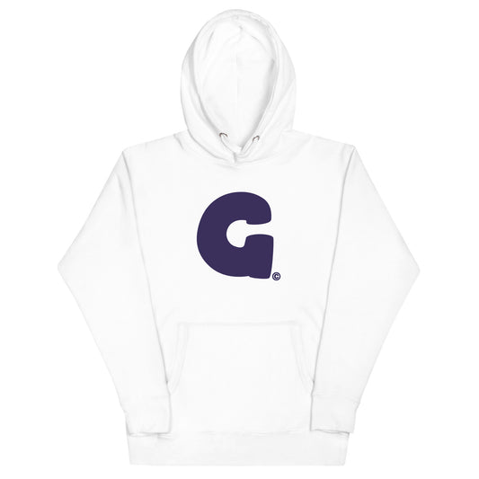 Grapes BIG G Angel unisex Hoodie. White