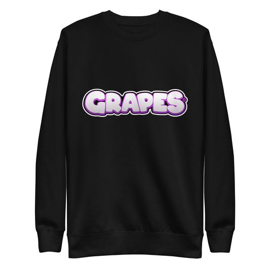 Grapes Logo Unisex Premium Sweatshirt