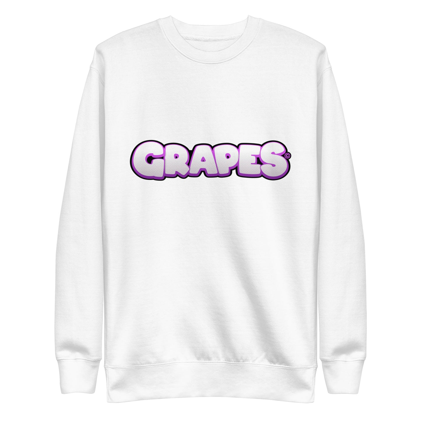 Grapes Logo Unisex Premium Sweatshirt